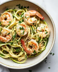 Garlic Shrimp Zoodles