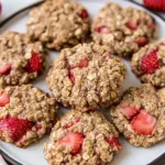 Healthy Strawberry Oatmeal Cookies