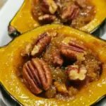 Acorn Squash with Orange Pecans