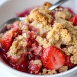 Almond Flour Strawberry Crumble