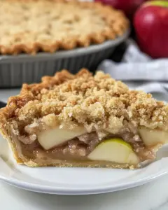 Apple Pie with Crumb Topping