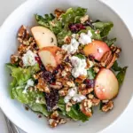 Apple Walnut Salad with Cranberry Vinaigrette