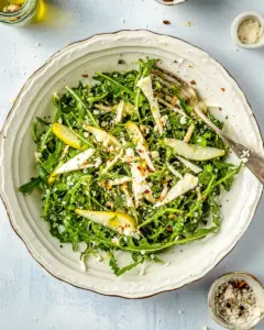 Asiago Arugula Pear Salad