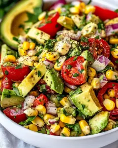 Avocado Tomato Corn Salad