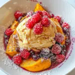 Berry Pumpkin Bowl with Banana Ice Cream