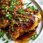 Baked Crunchy Pretzel Honey Balsamic Chicken