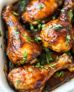 Barbecue Baked Chicken Drumsticks