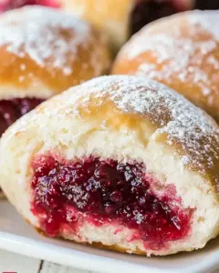 Berry Jam Filled Buns