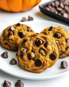 Pumpkin Chocolate Chip Cookies
