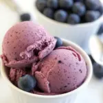Blueberry Buttermilk Sherbet