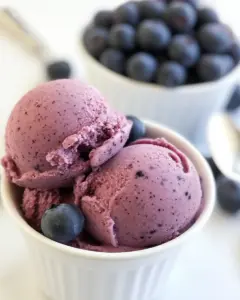 Blueberry Buttermilk Sherbet