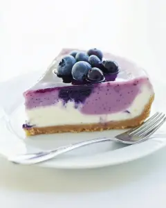 Blueberry Crème Fraîche Cheesecake