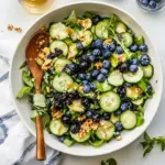 Blueberry Cucumber Summer Salad