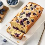 Blueberry Frangipane Loaf Cake