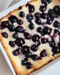 Blueberry Gooey Butter Cake