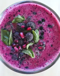 Blueberry Pomegranate Smoothie