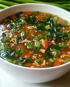 Bok Choy Egg Drop Soup