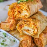 Buffalo Chicken Egg Rolls