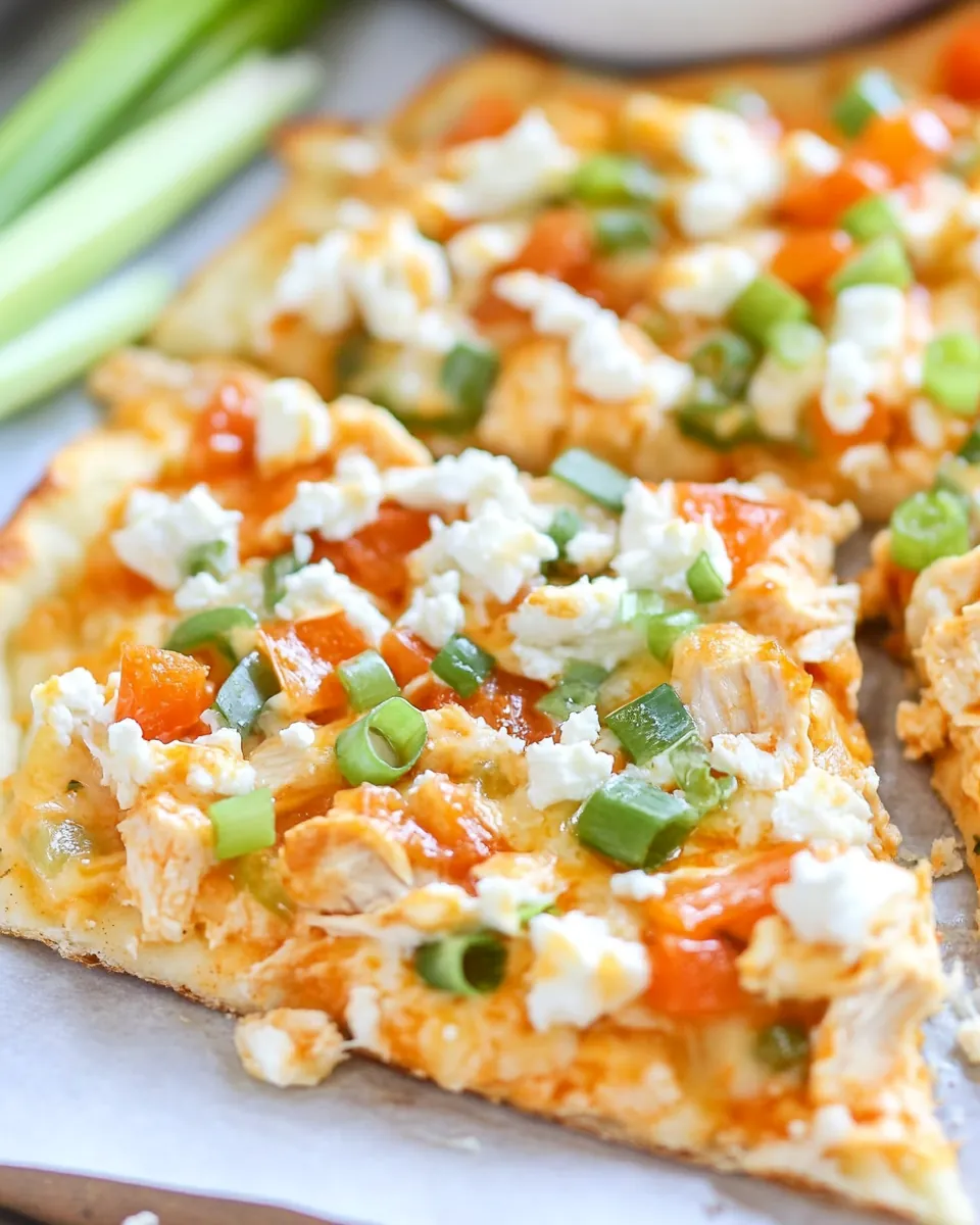 Buffalo Chicken Flatbread
