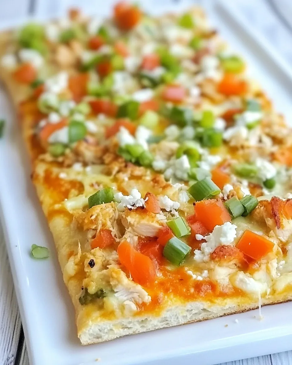 Buffalo Chicken Flatbread