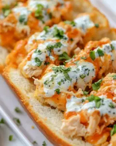 Buffalo Chicken French Bread