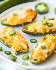 Buffalo Chicken Jalapeno Poppers