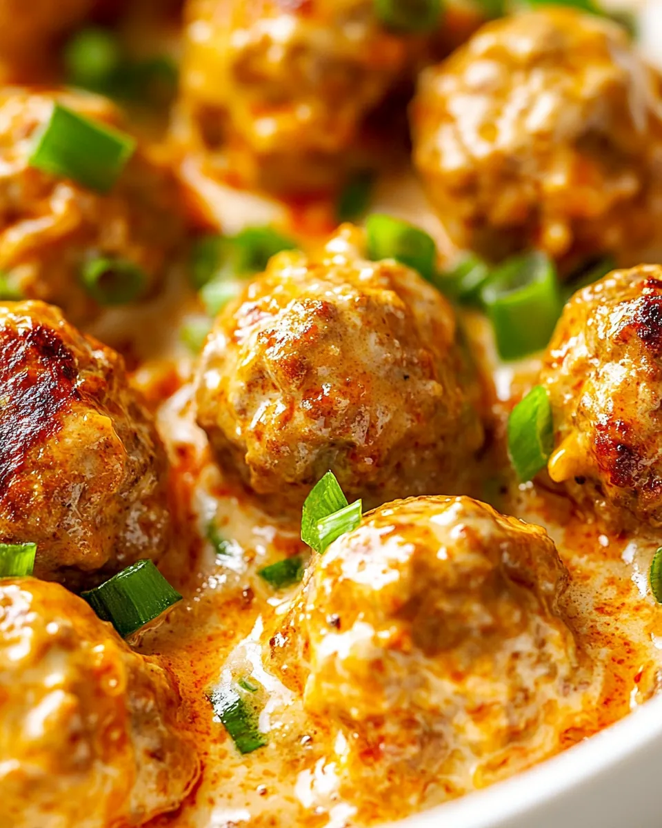 Buffalo Chicken Meatballs