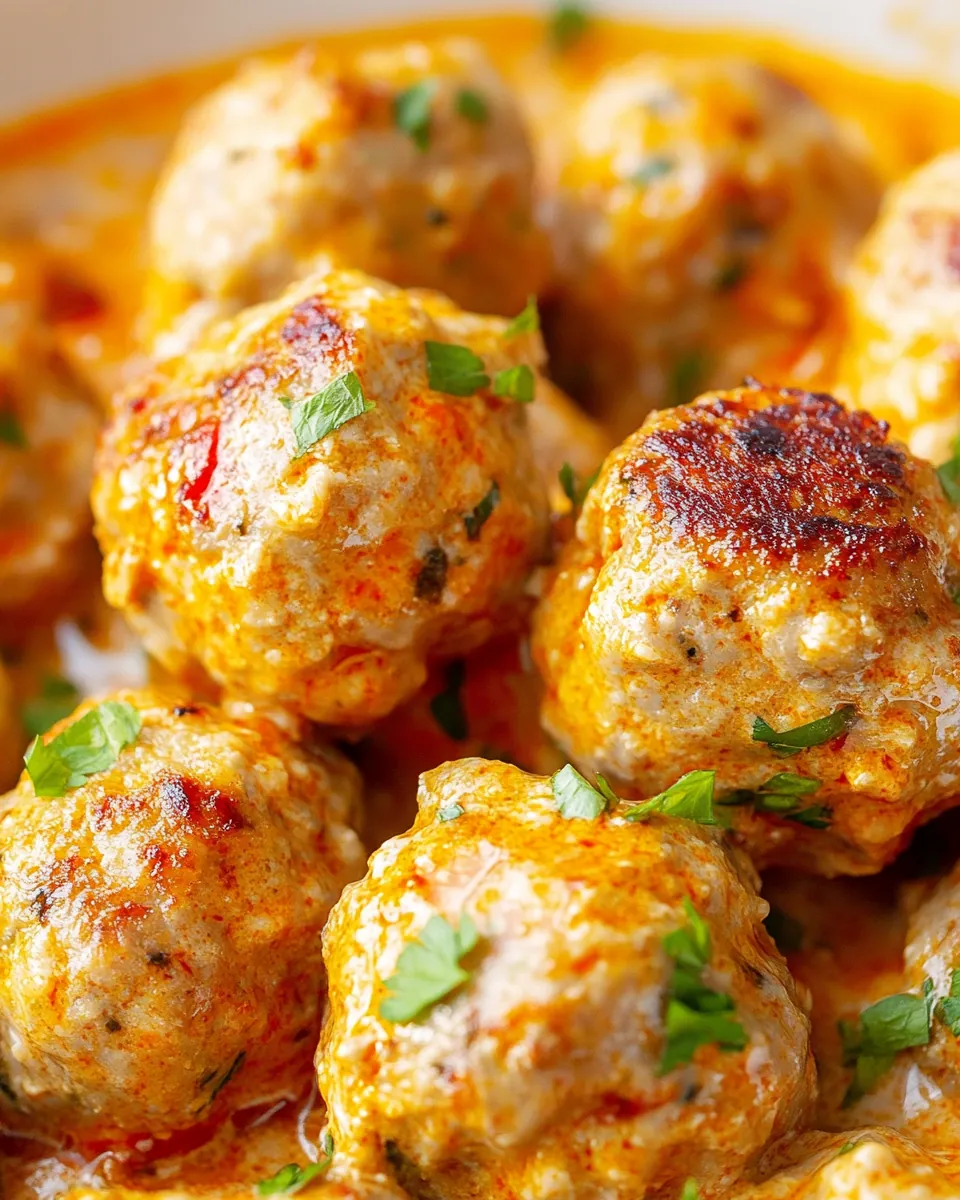 Buffalo Chicken Meatballs