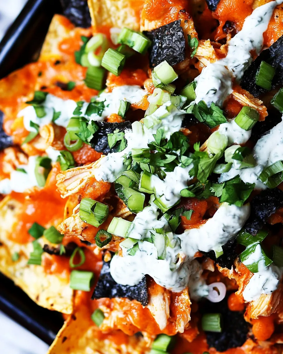 Buffalo Chicken Nachos