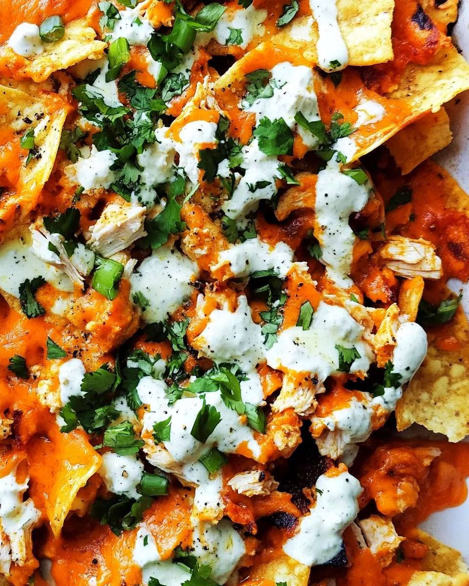 Buffalo Chicken Nachos