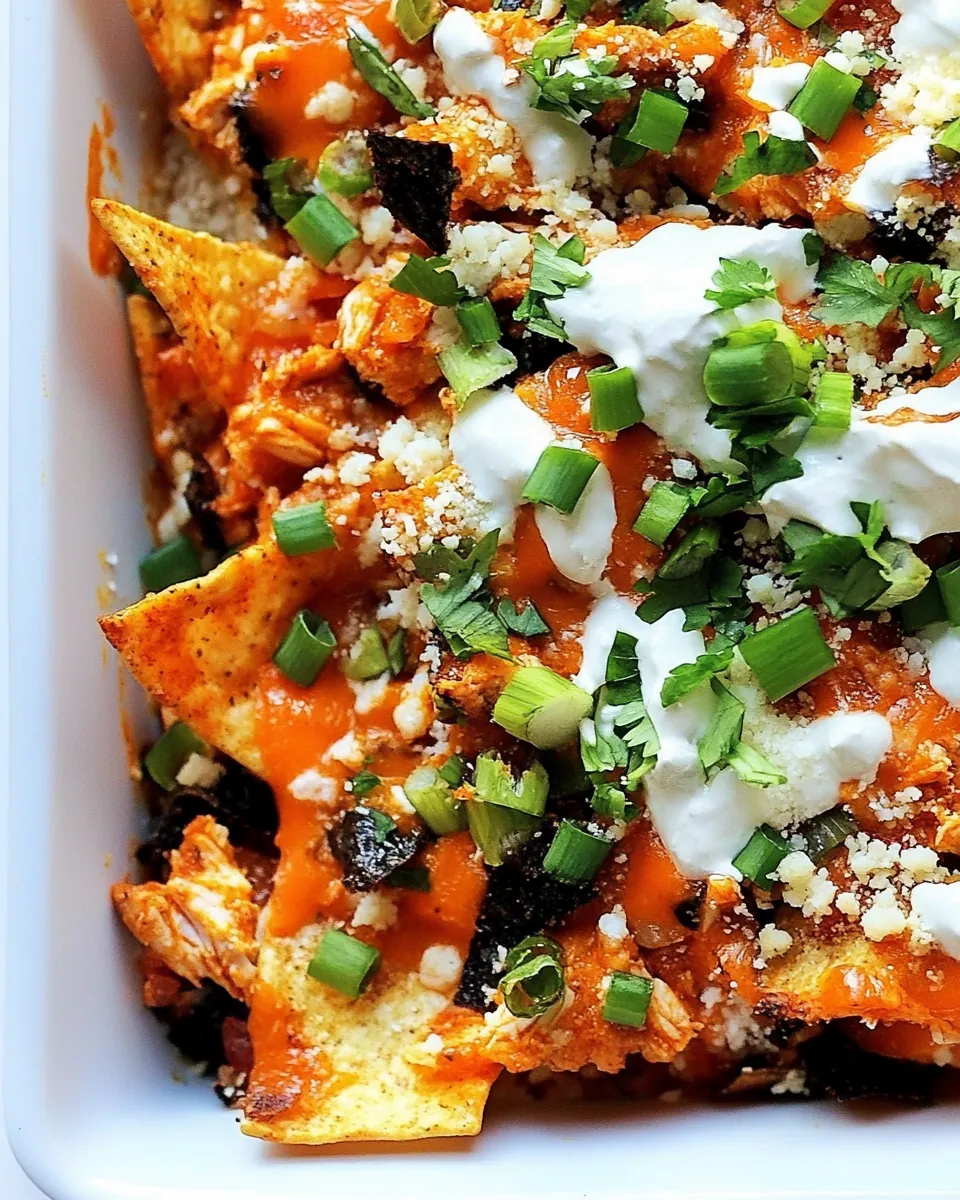 Buffalo Chicken Nachos
