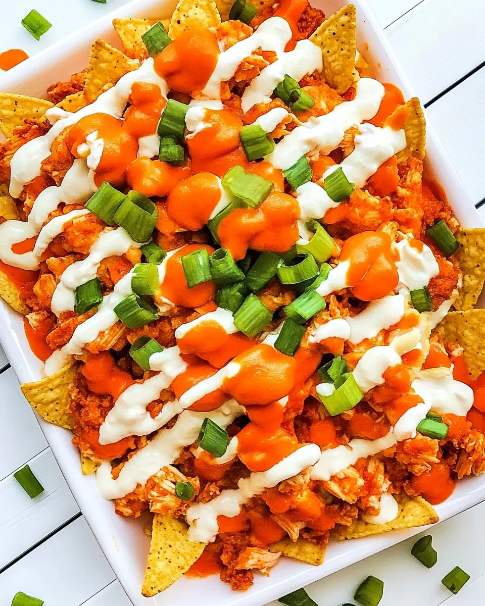 Buffalo Chicken Nachos