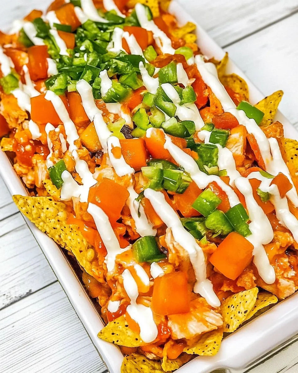 Buffalo Chicken Nachos