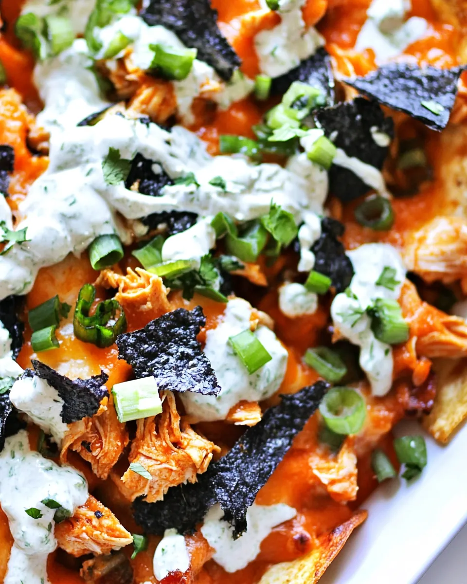 Buffalo Chicken Nachos