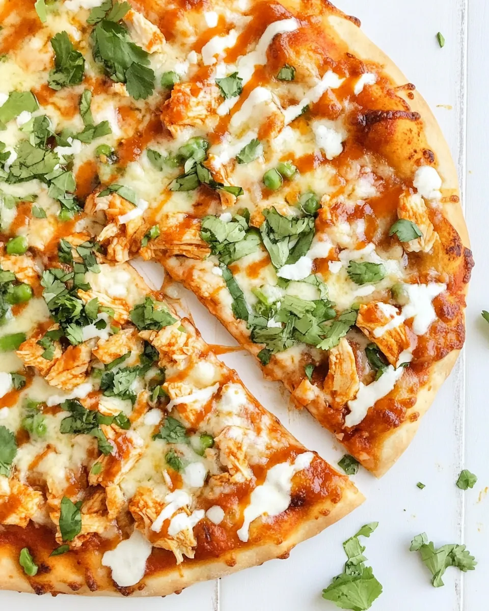 Buffalo Chicken Pizza