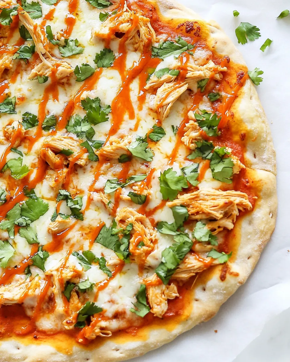 Buffalo Chicken Pizza