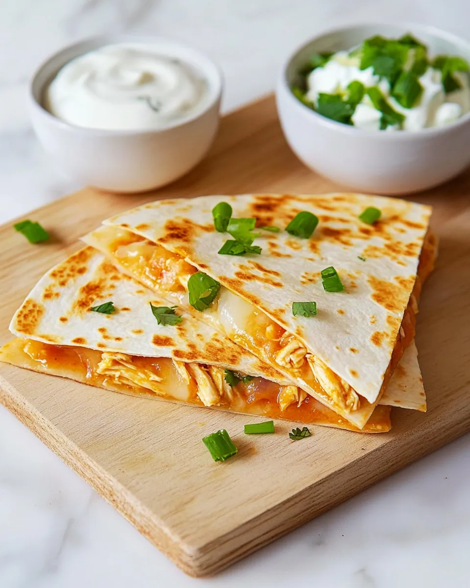 Buffalo Chicken Quesadilla