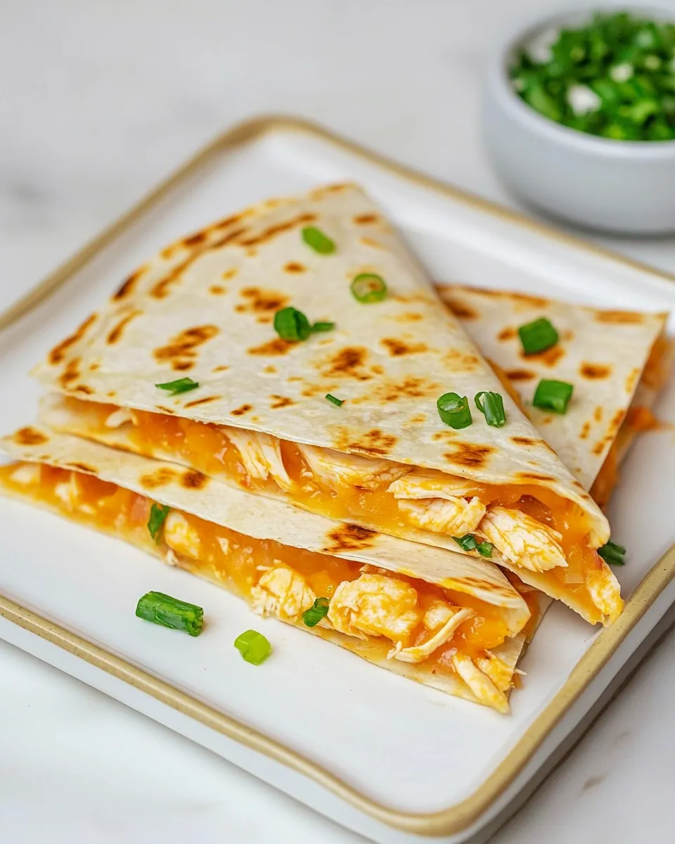Buffalo Chicken Quesadilla