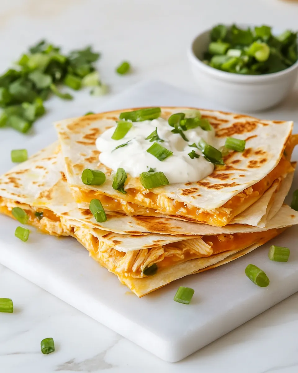 Buffalo Chicken Quesadilla