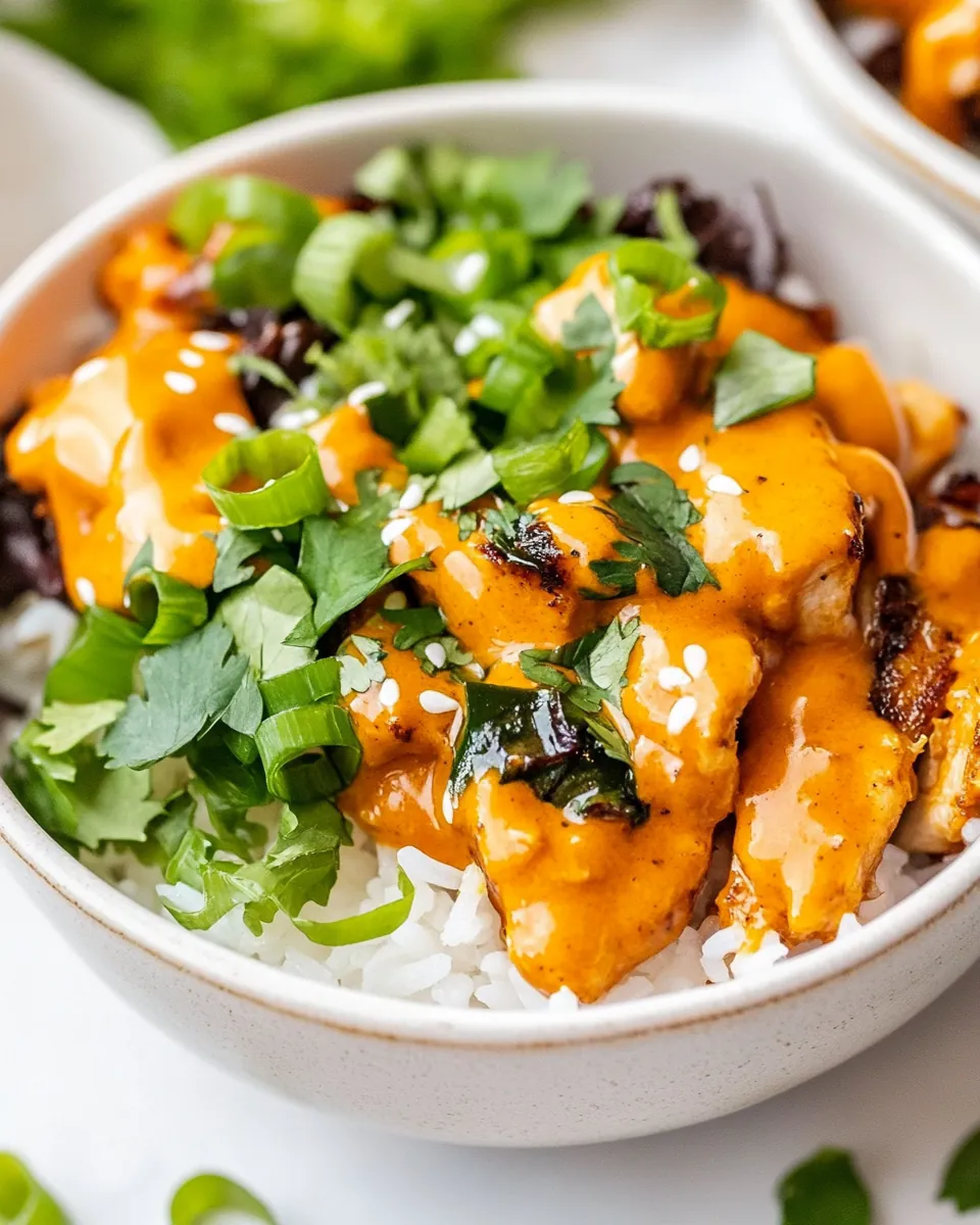 Buffalo Chicken Rice Bowls