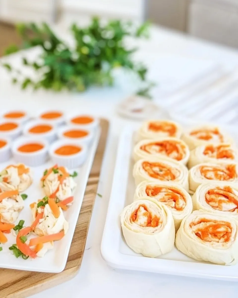 Buffalo Chicken Roll Ups