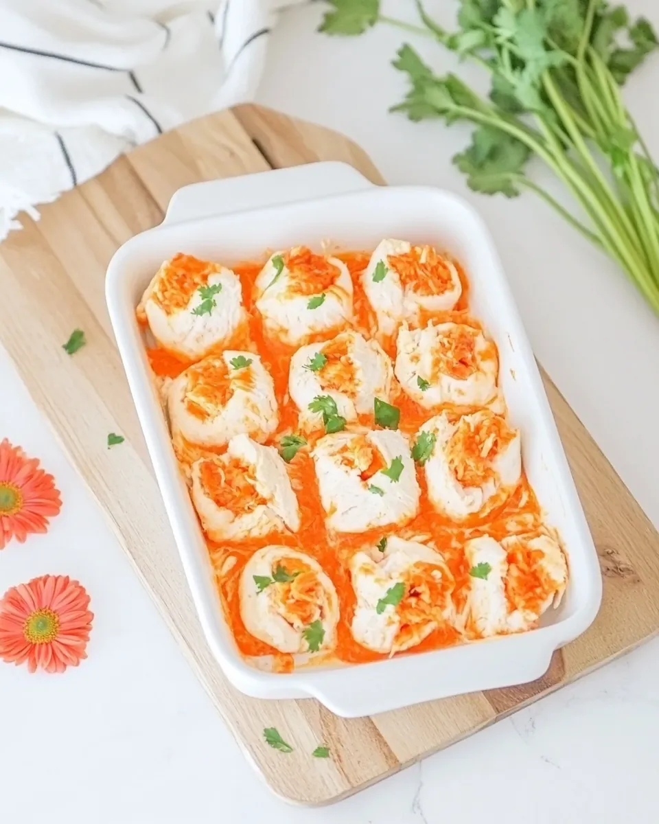 Buffalo Chicken Roll Ups