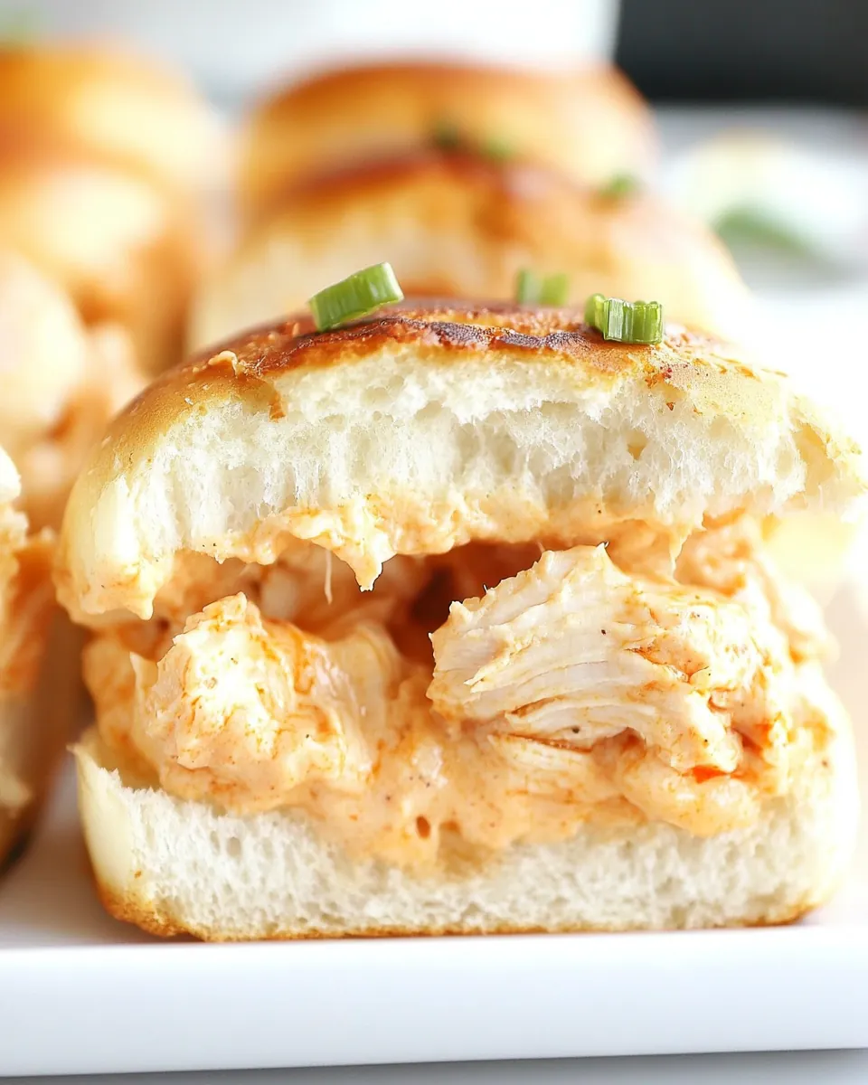 Buffalo Chicken Sliders