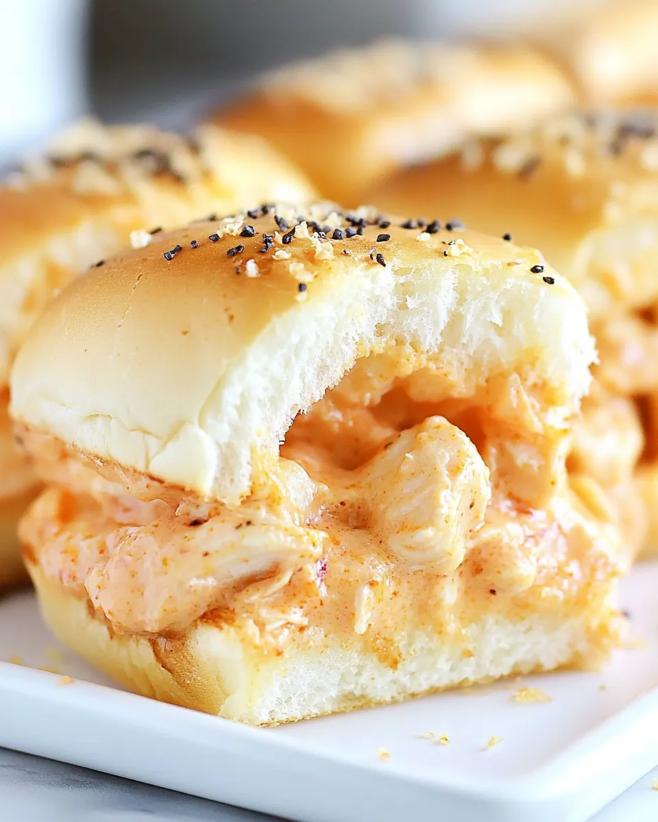 Buffalo Chicken Sliders