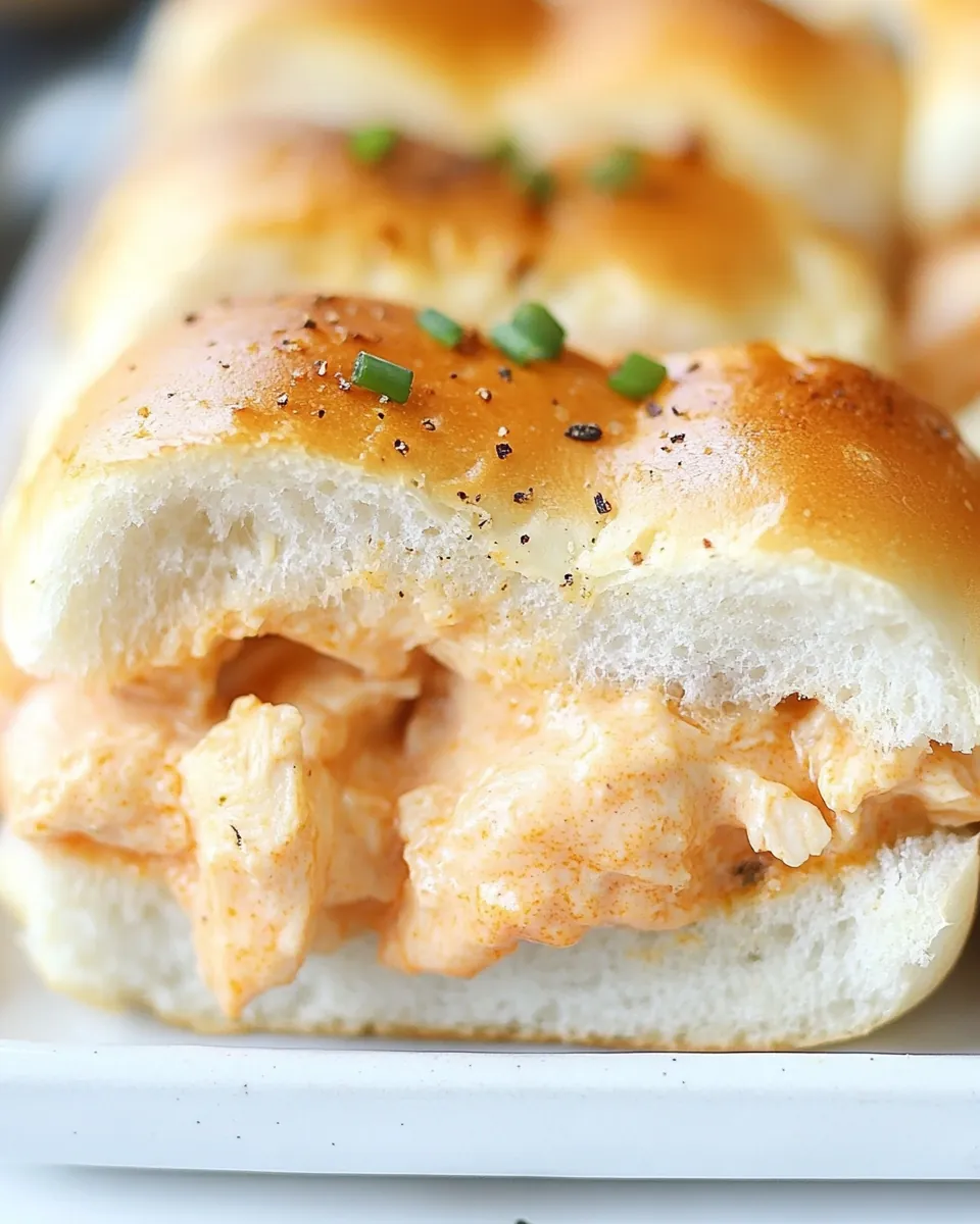 Buffalo Chicken Sliders