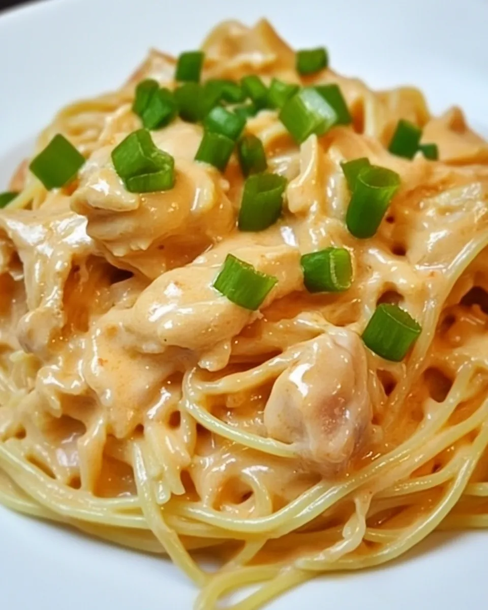 Buffalo Chicken Spaghetti