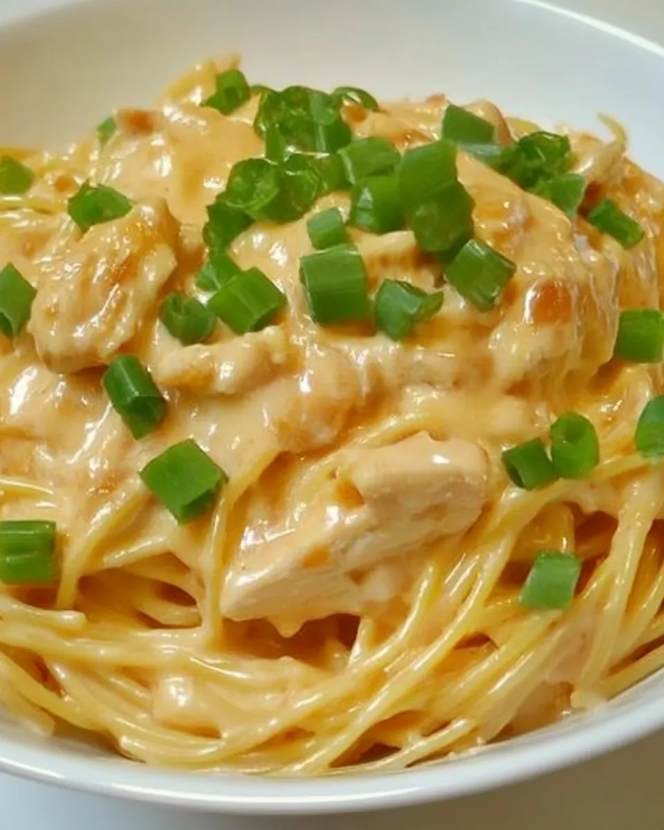 Buffalo Chicken Spaghetti
