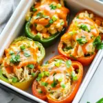 Buffalo Chicken Stuffed Peppers