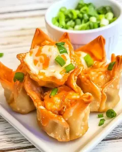 Buffalo Chicken Wontons