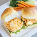 Buffalo Ranch Chicken Sliders
